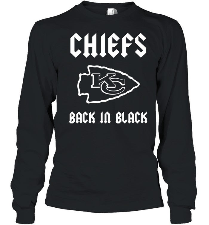 Kansas City Chiefs back in black logo Unisex T-Shirt