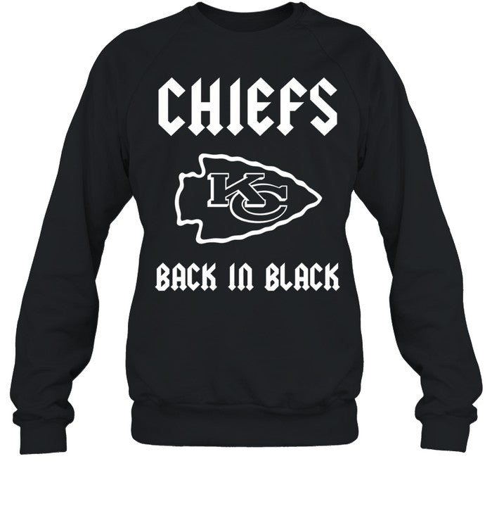 Kansas City Chiefs back in black logo Unisex T-Shirt
