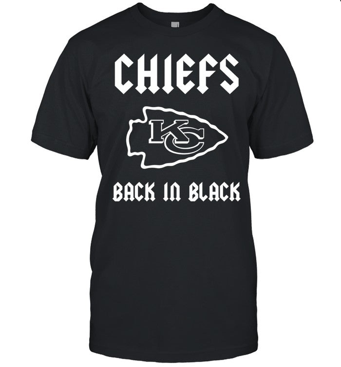 Kansas City Chiefs back in black logo Unisex T-Shirt