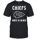 Kansas City Chiefs back in black logo Unisex T-Shirt