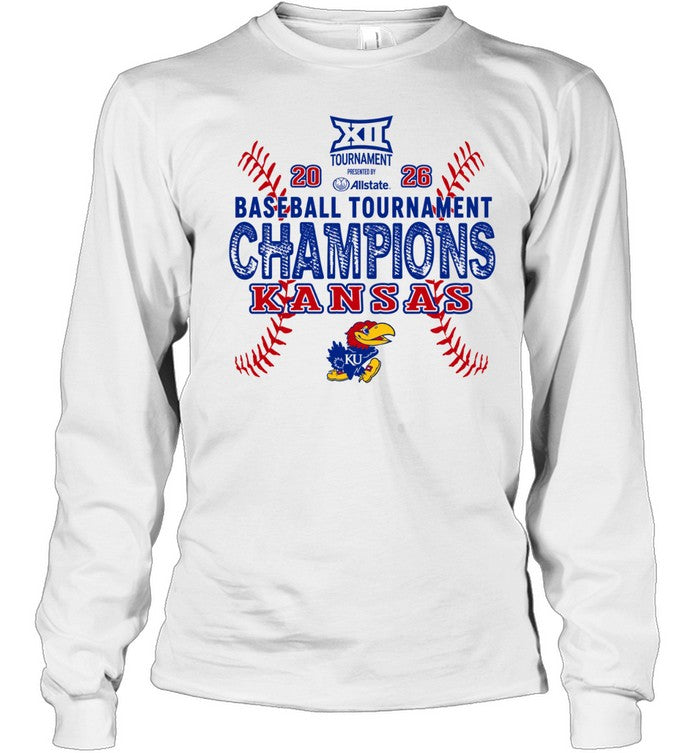 Kansas Jayhawks Big 12 Baseball Tournament 2026 Unisex T-Shirt
