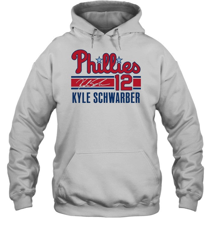Kyle Schwarber Philadelphia Phillies 12 Signature Phillies Unisex T-Shirt