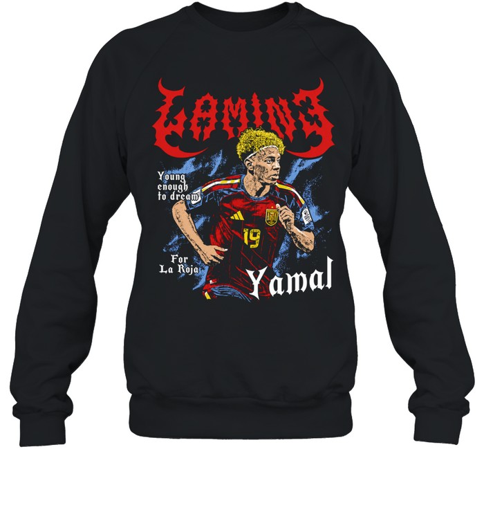 Lamine Yamal Spain National Team La Roja Young enough to dream Gaming Unisex T-Shirt