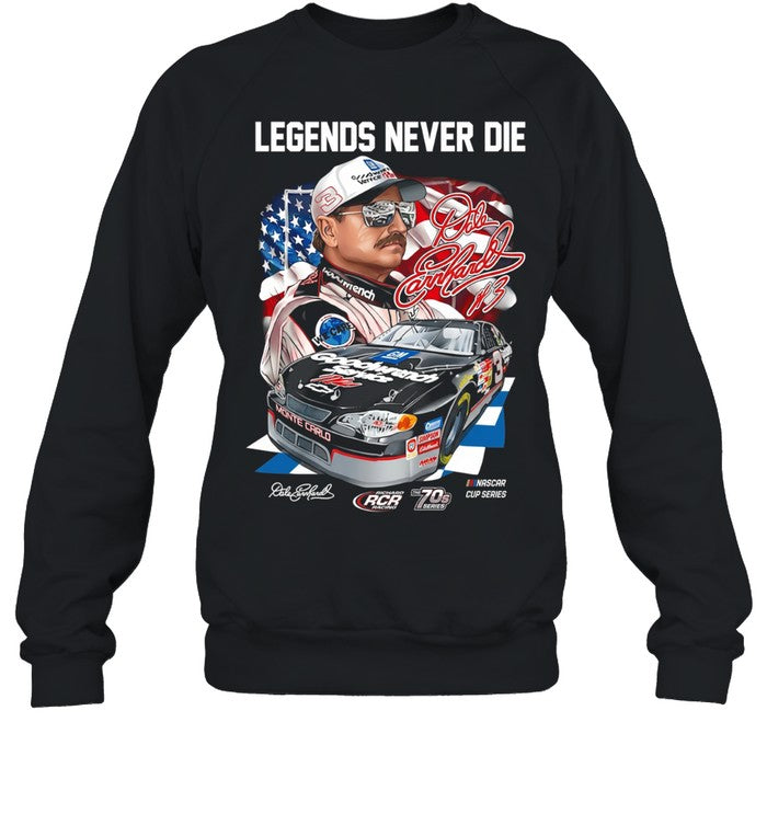 Legends never die Dale Earnhardt Richard childress racing Unisex T-Shirt