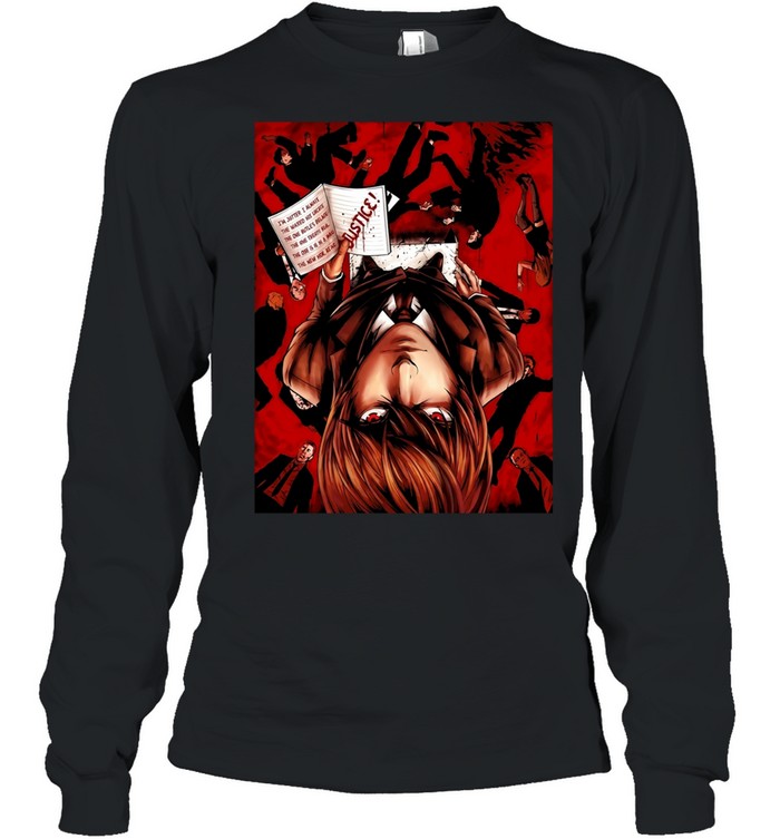 Light Yagami Death Note Im justike I punigl the wicked and karate the phe built white anime Unisex T-Shirt