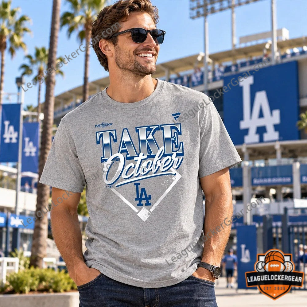 Los Angeles Dodgers 2026 Take October Postseason T-Shirt