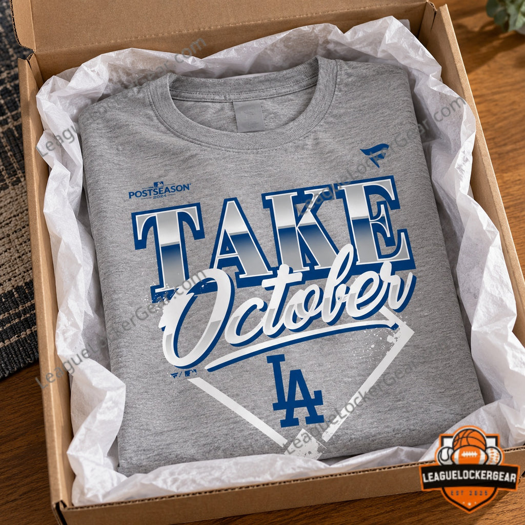 Los Angeles Dodgers 2026 Take October Postseason T-Shirt