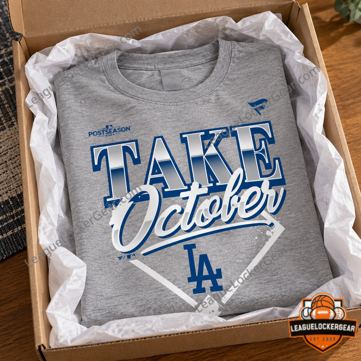 Los Angeles Dodgers 2026 Take October Postseason T-Shirt