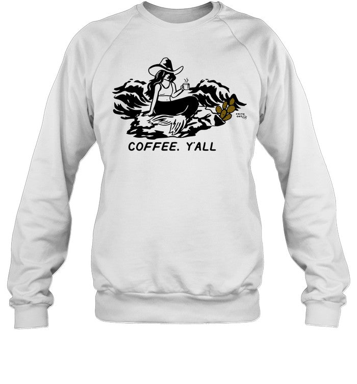 Mermaid coffee cup coffee y’all Unisex T-Shirt