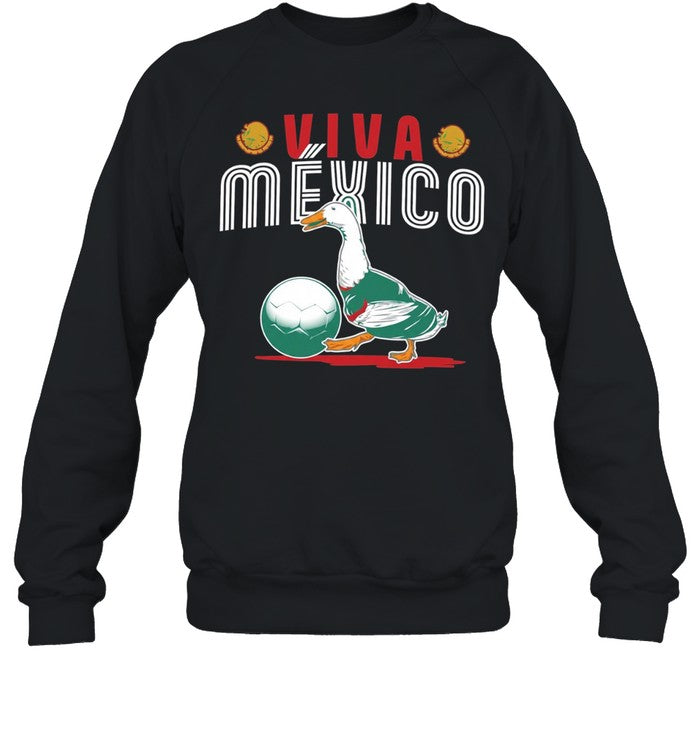 Mexico Soccer Duck VIVA MEXICO World Cup 2026 mascot Unisex T-Shirt