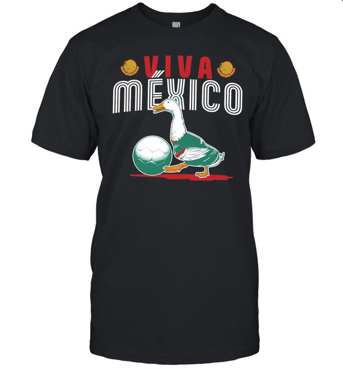 Mexico Soccer Duck VIVA MEXICO World Cup 2026 mascot Unisex T-Shirt
