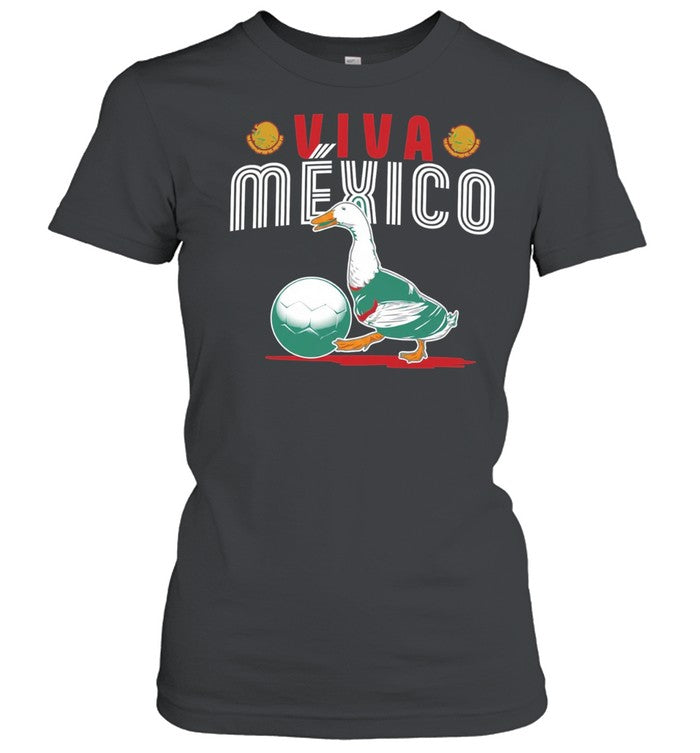 Mexico Soccer Duck VIVA MEXICO World Cup 2026 mascot Unisex T-Shirt