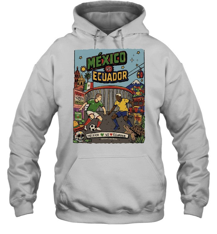 Mexico vs Ecuador Soccer Match Tuesday Jan 30 26 International Friendly World Cup 2026 Unisex T-Shirt