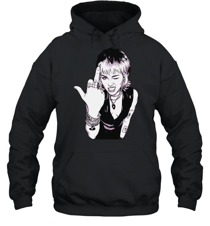 Miley Cyrus middle finger vintage Unisex T-Shirt