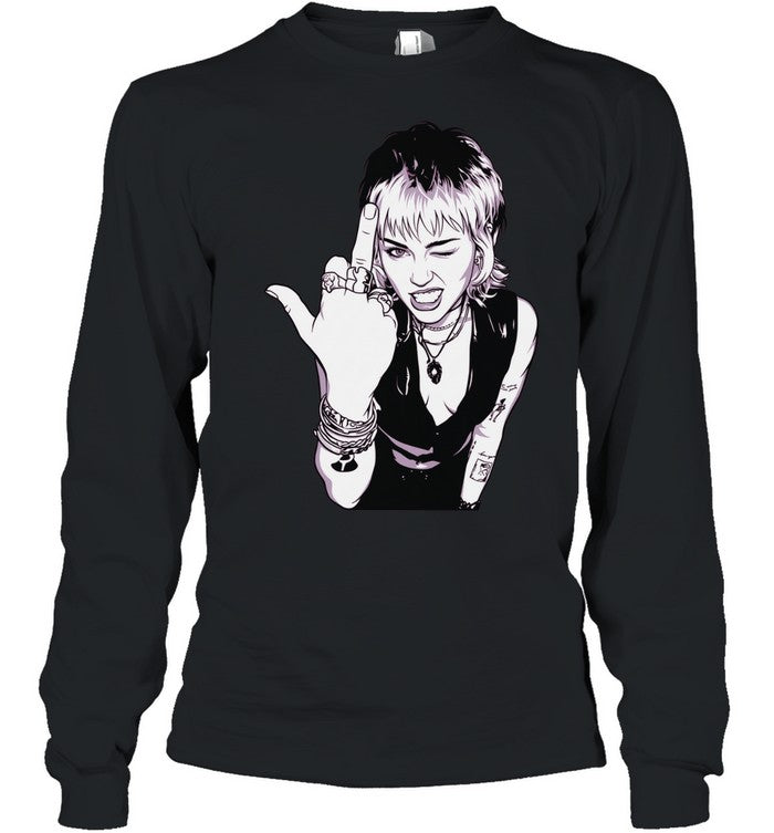 Miley Cyrus middle finger vintage Unisex T-Shirt