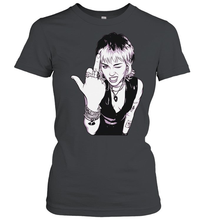 Miley Cyrus middle finger vintage Unisex T-Shirt