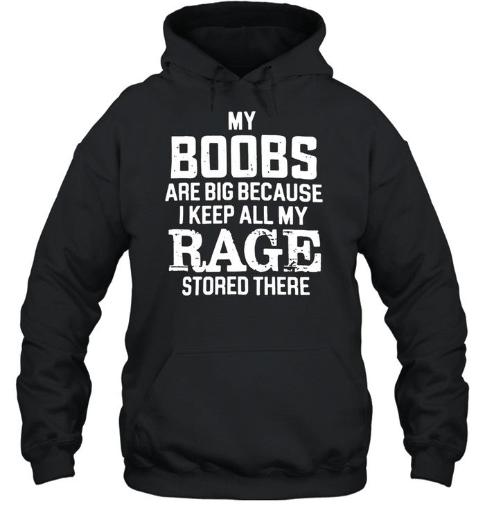 MY BOOBS ARE BIG BECAUSE Unisex T-Shirt