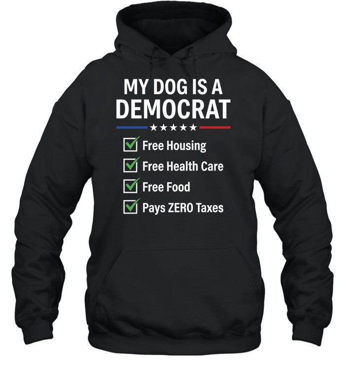 My dog is a democrat Unisex T-Shirt