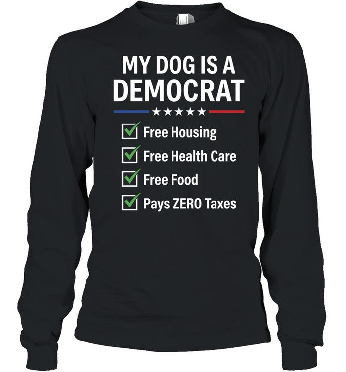 My dog is a democrat Unisex T-Shirt