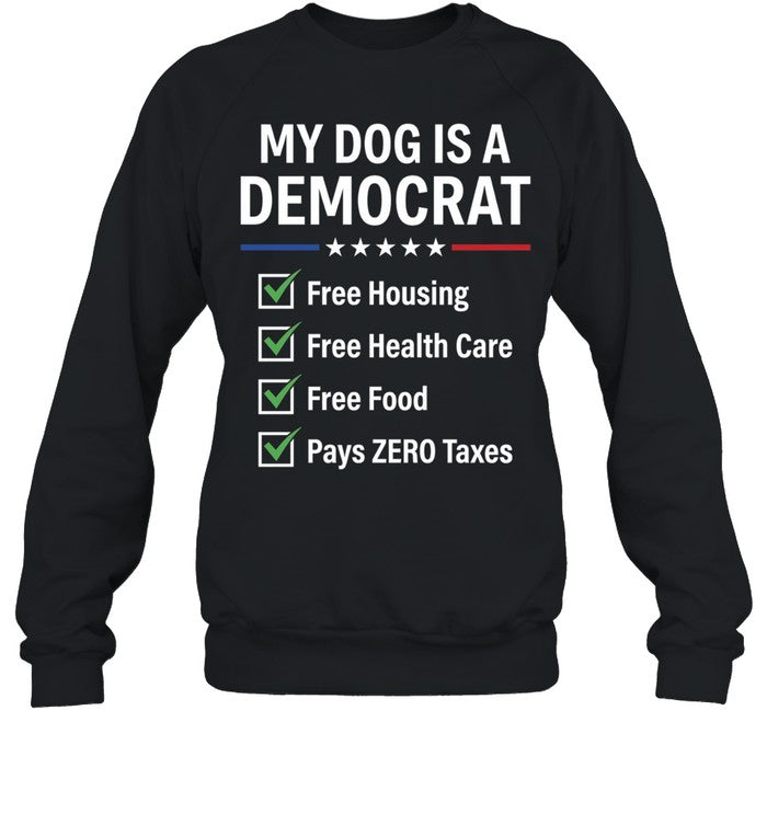 My dog is a democrat Unisex T-Shirt