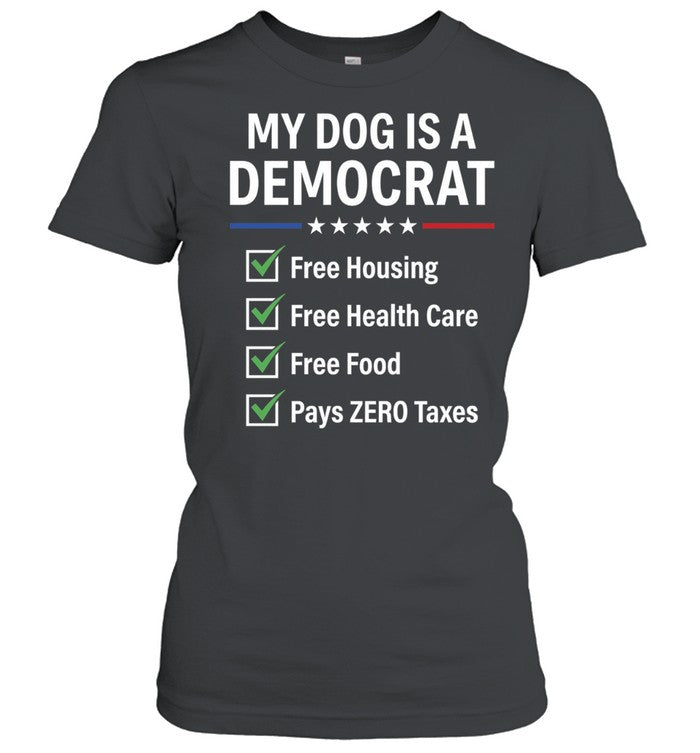 My dog is a democrat Unisex T-Shirt