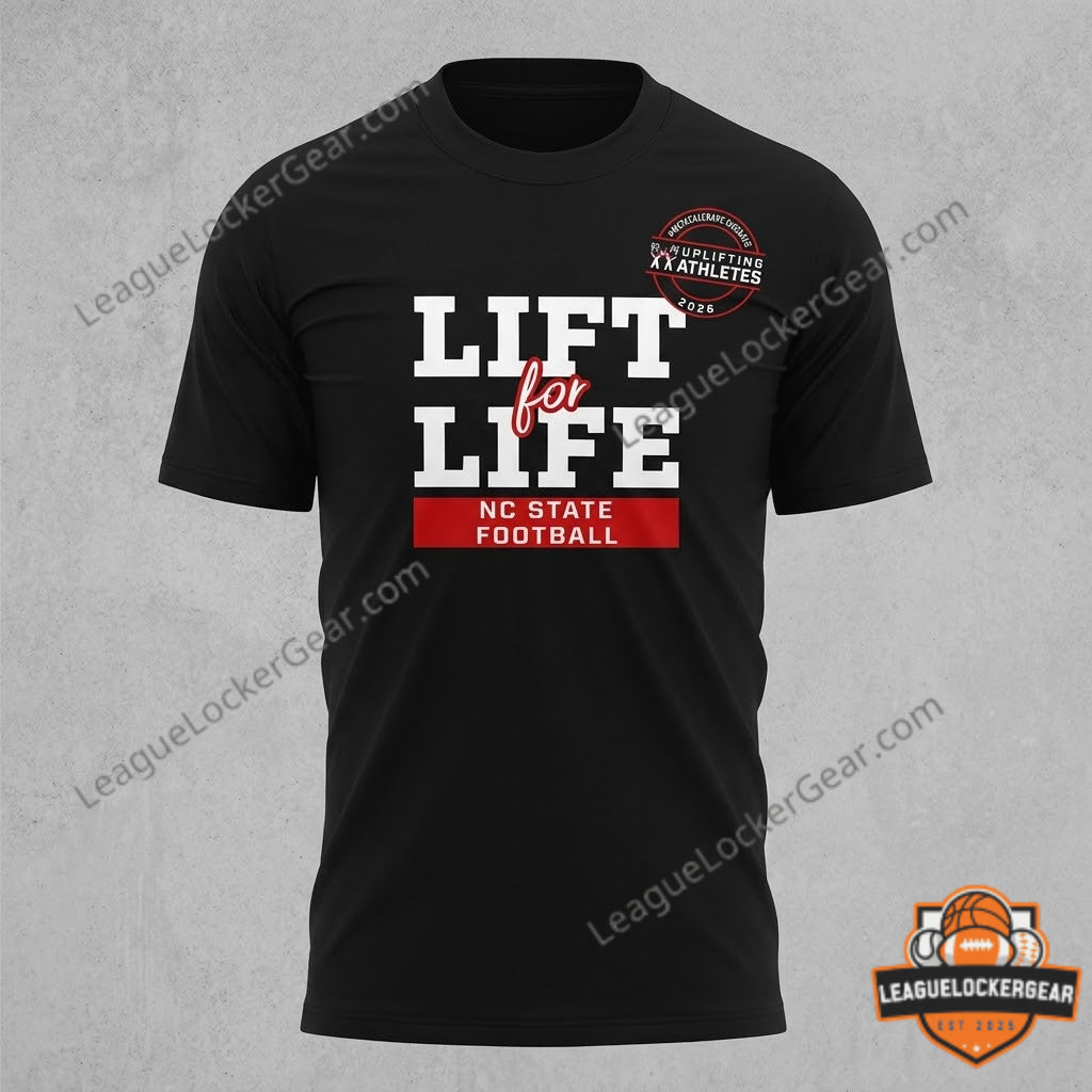 NC State Wolfpack “Lift for Life” 2026 T-Shirt