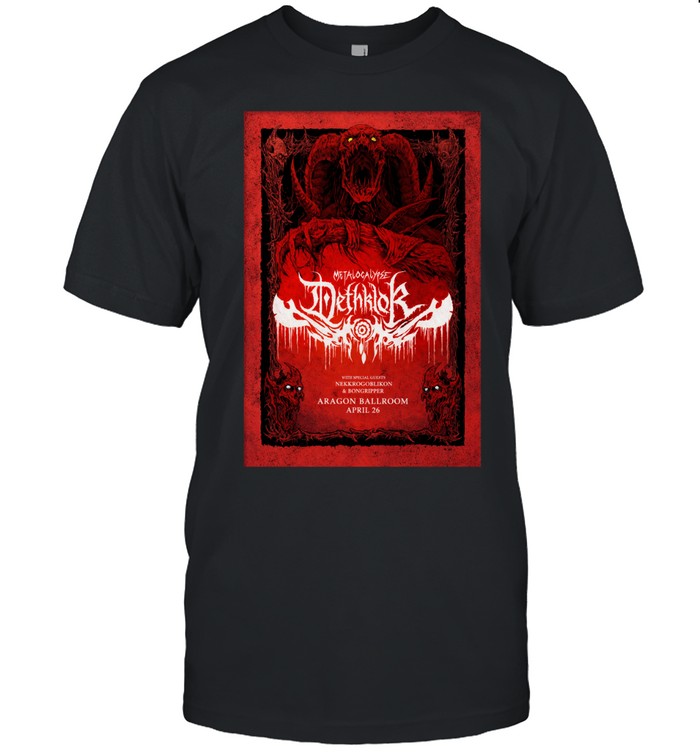 Nekrogoblikon Aragon Ballroom In Chicago IL Apr 26 2026 Unisex T-Shirt