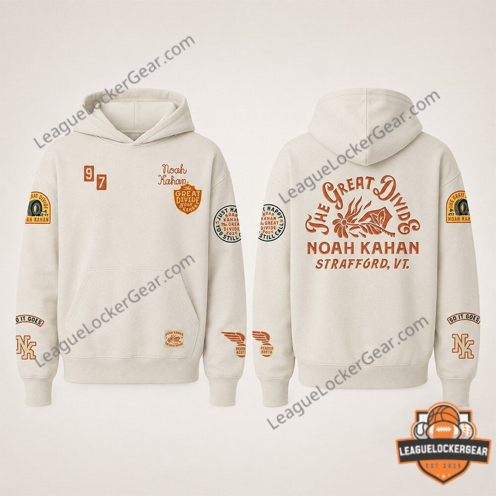 Noah Kahan The Great Divide Strafford VT Hoodie