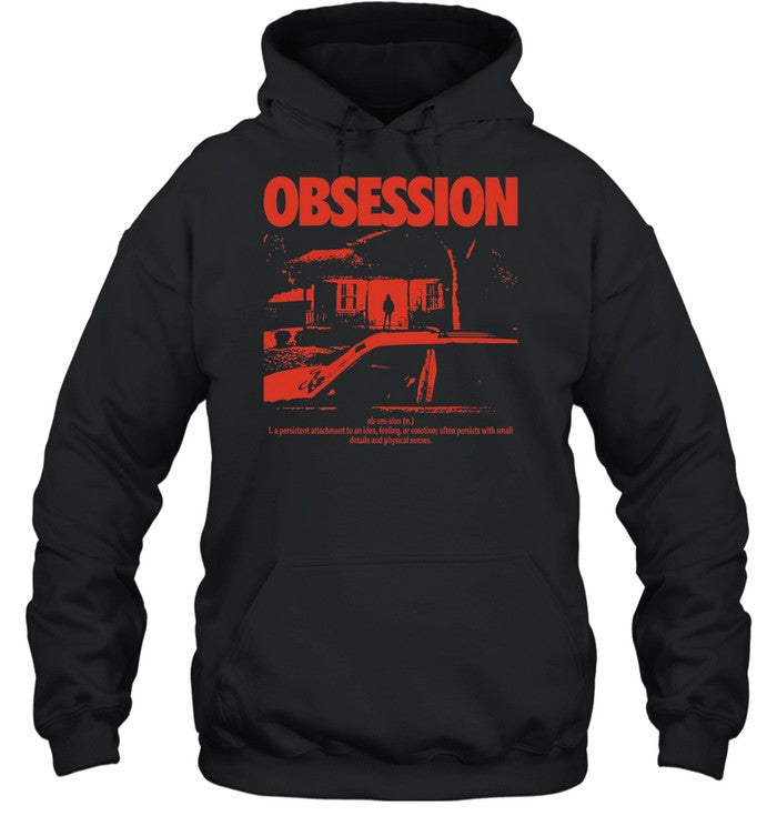 Obsession a persistent attachment to an idea feeling or emotion Unisex T-Shirt