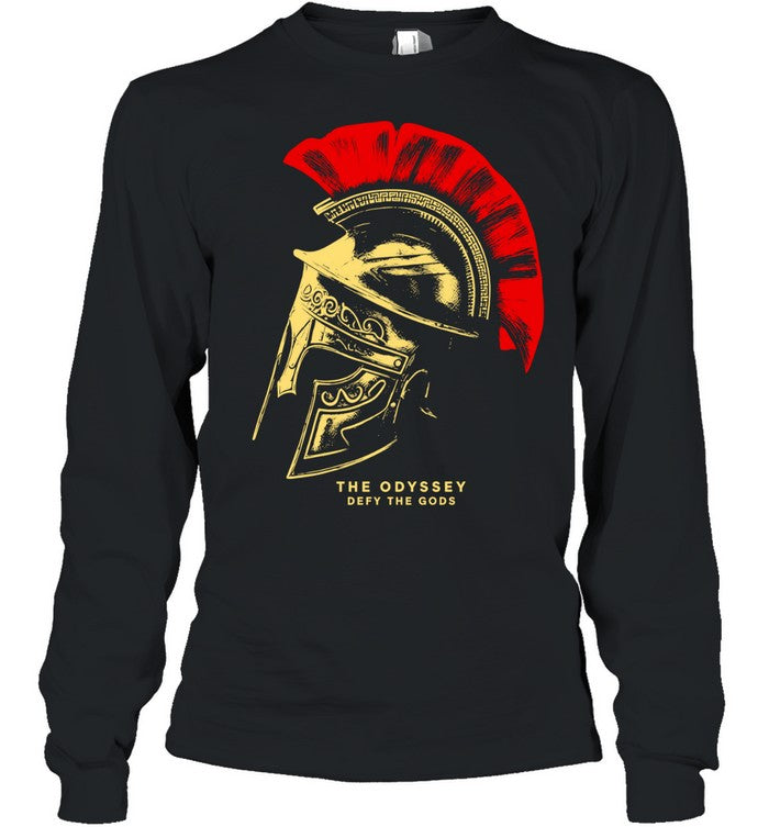 Odysseus The Odyssey Defy the Gods Spartan Helmet Unisex T-Shirt