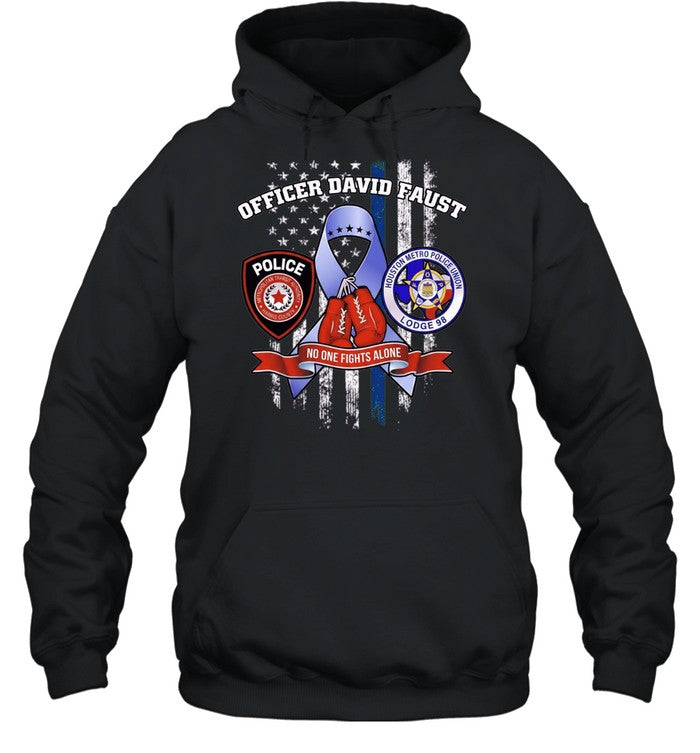 Officer David Faust Metropolitan Transit Authority Houston Metro Police Union Unisex T-Shirt