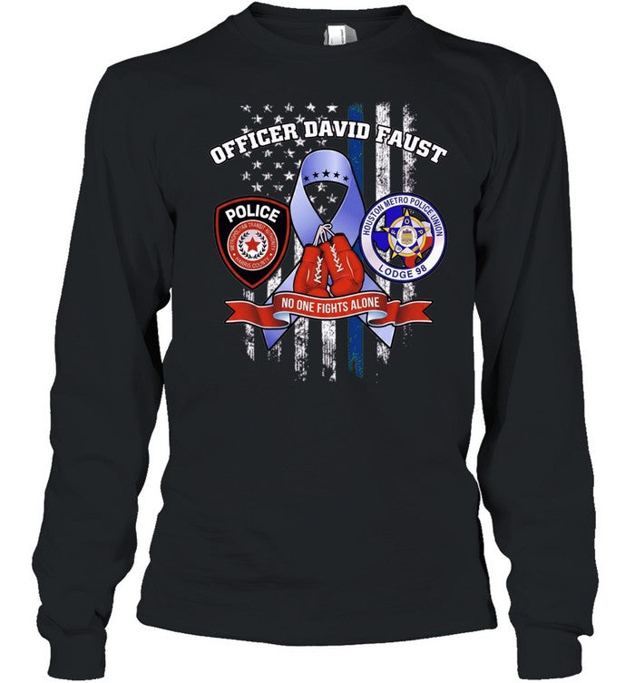 Officer David Faust Metropolitan Transit Authority Houston Metro Police Union Unisex T-Shirt