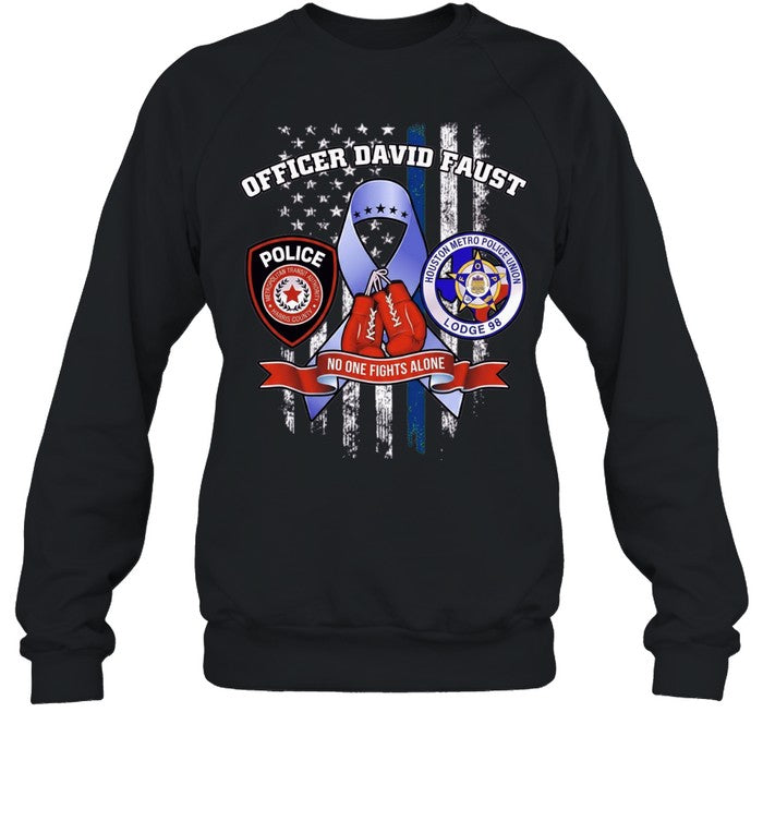 Officer David Faust Metropolitan Transit Authority Houston Metro Police Union Unisex T-Shirt