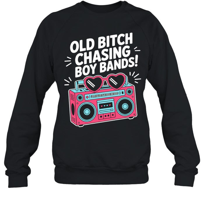 Old bitch chasing boy bands Unisex T-Shirt