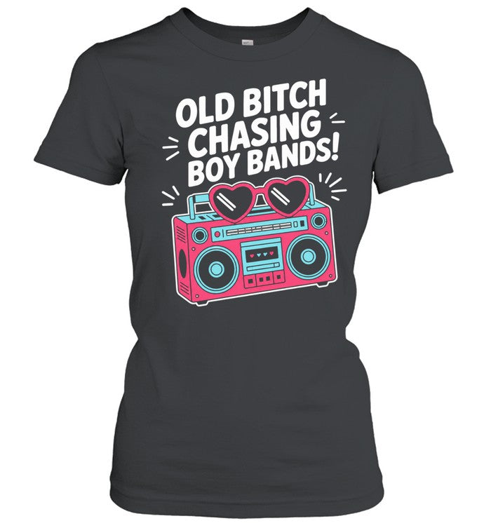 Old bitch chasing boy bands Unisex T-Shirt