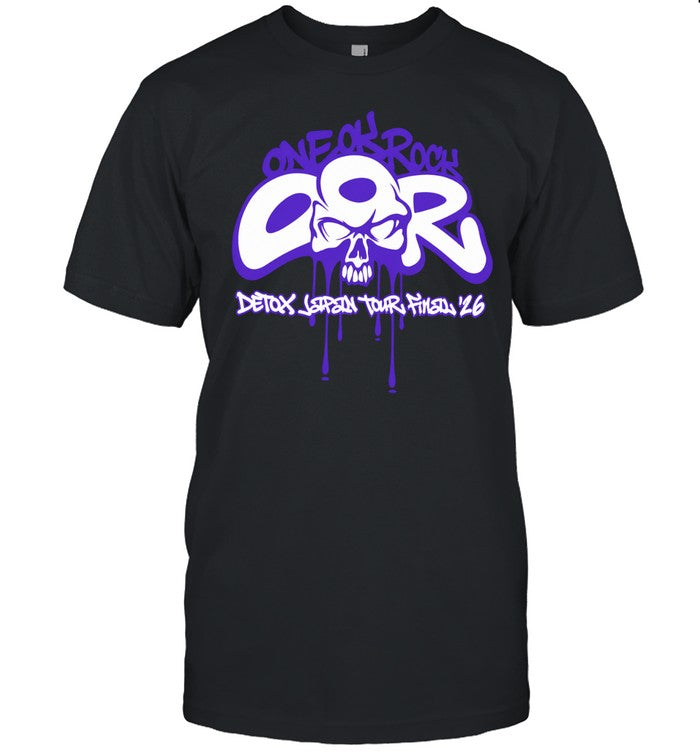 OOR Detox Japan Tour Final 2026 Skull Art Unisex T-Shirt