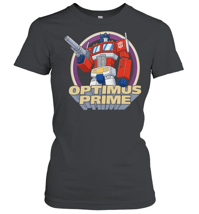 Optimus Prime Transformers Robot Holding Blaster Unisex T-Shirt