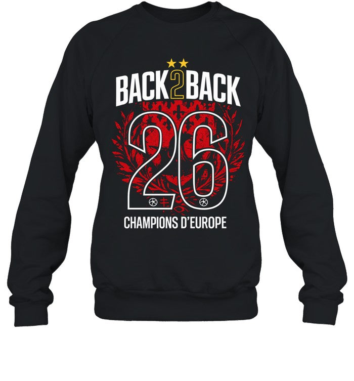 Paris Saint-Germain European 2026 Back 2 Back Unisex T-Shirt