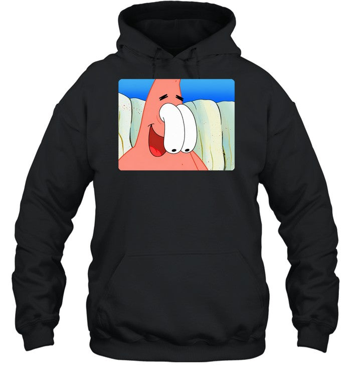 Patrick Star eyes outside Unisex T-Shirt