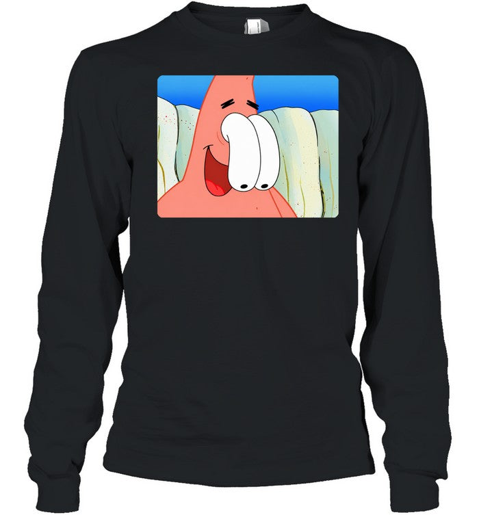 Patrick Star eyes outside Unisex T-Shirt