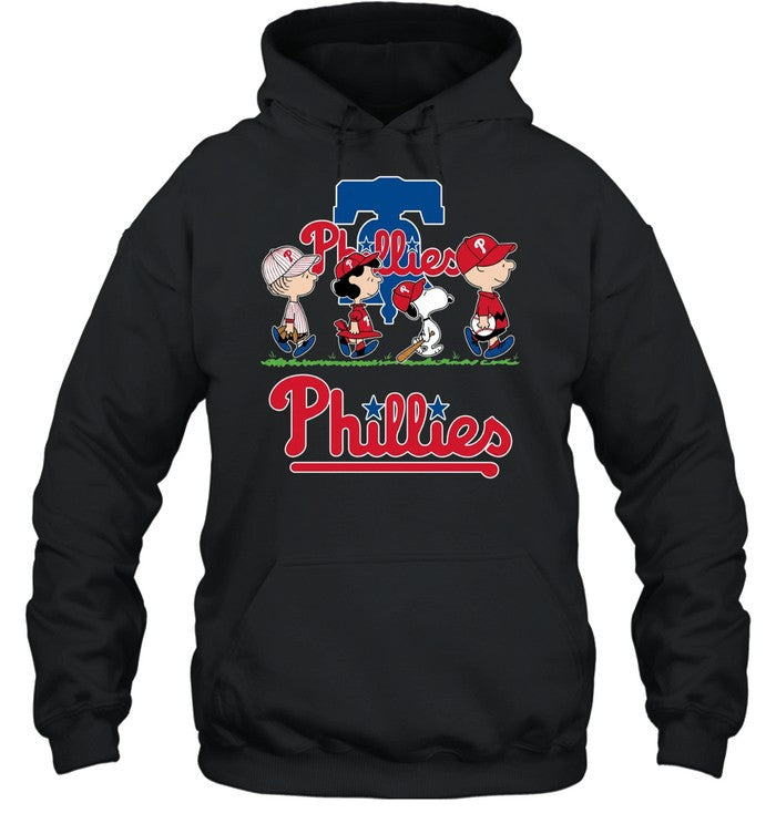 Peanuts characters Philadelphia Phillies abbey road Unisex T-Shirt