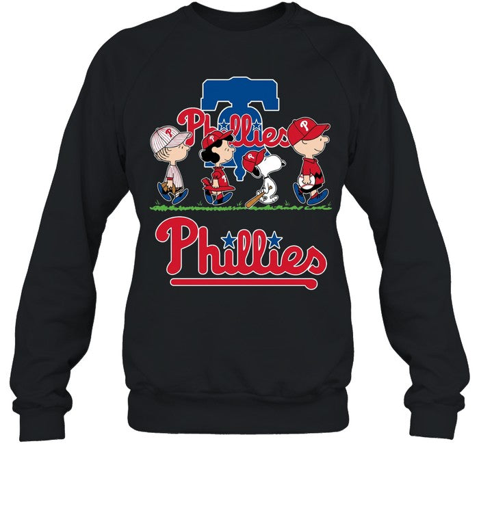 Peanuts characters Philadelphia Phillies abbey road Unisex T-Shirt