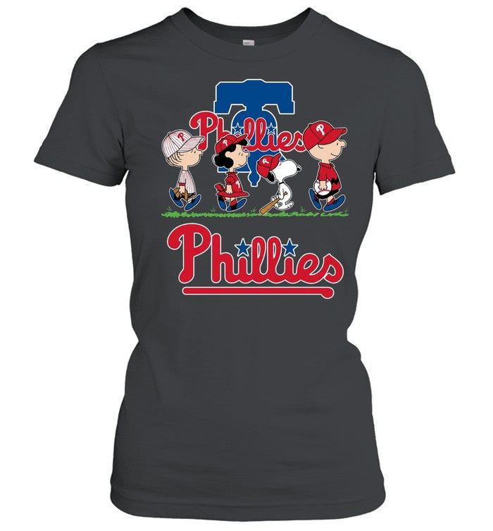 Peanuts characters Philadelphia Phillies abbey road Unisex T-Shirt