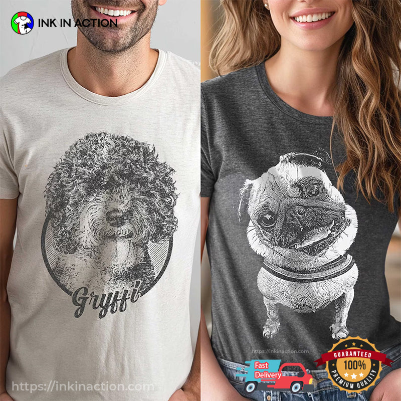 Personalized Pet Dog Cat Unisex T-shirt