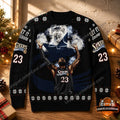 Philadelphia 76ers LeBron Ugly Christmas Sweatshirt