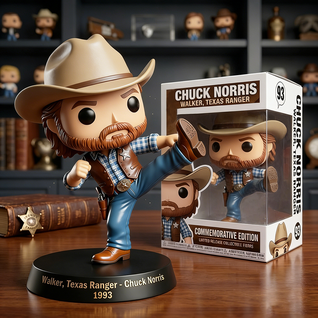 Chuck Norris “The Roundhouse King” Thank You For The Memories POP Figure