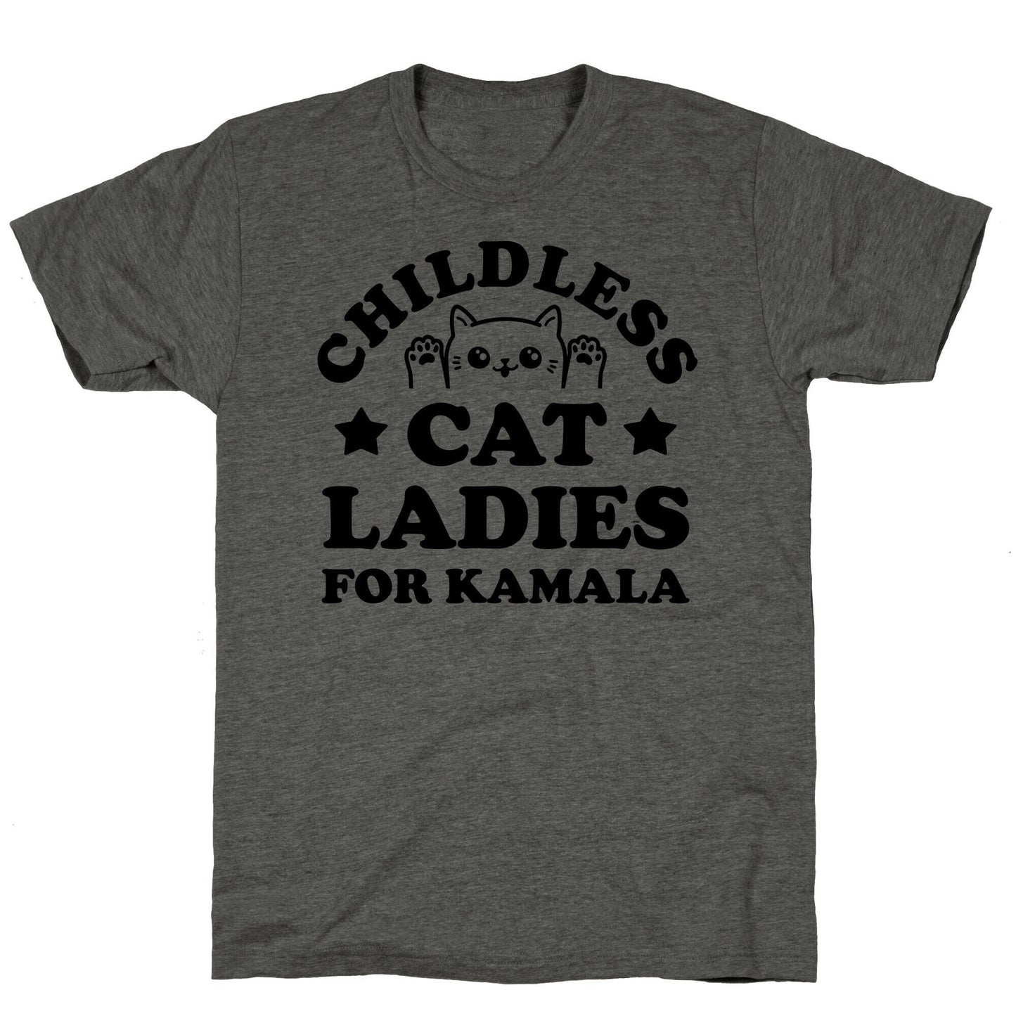 Childless Cat Ladies for Kamala Unisex Triblend Tee