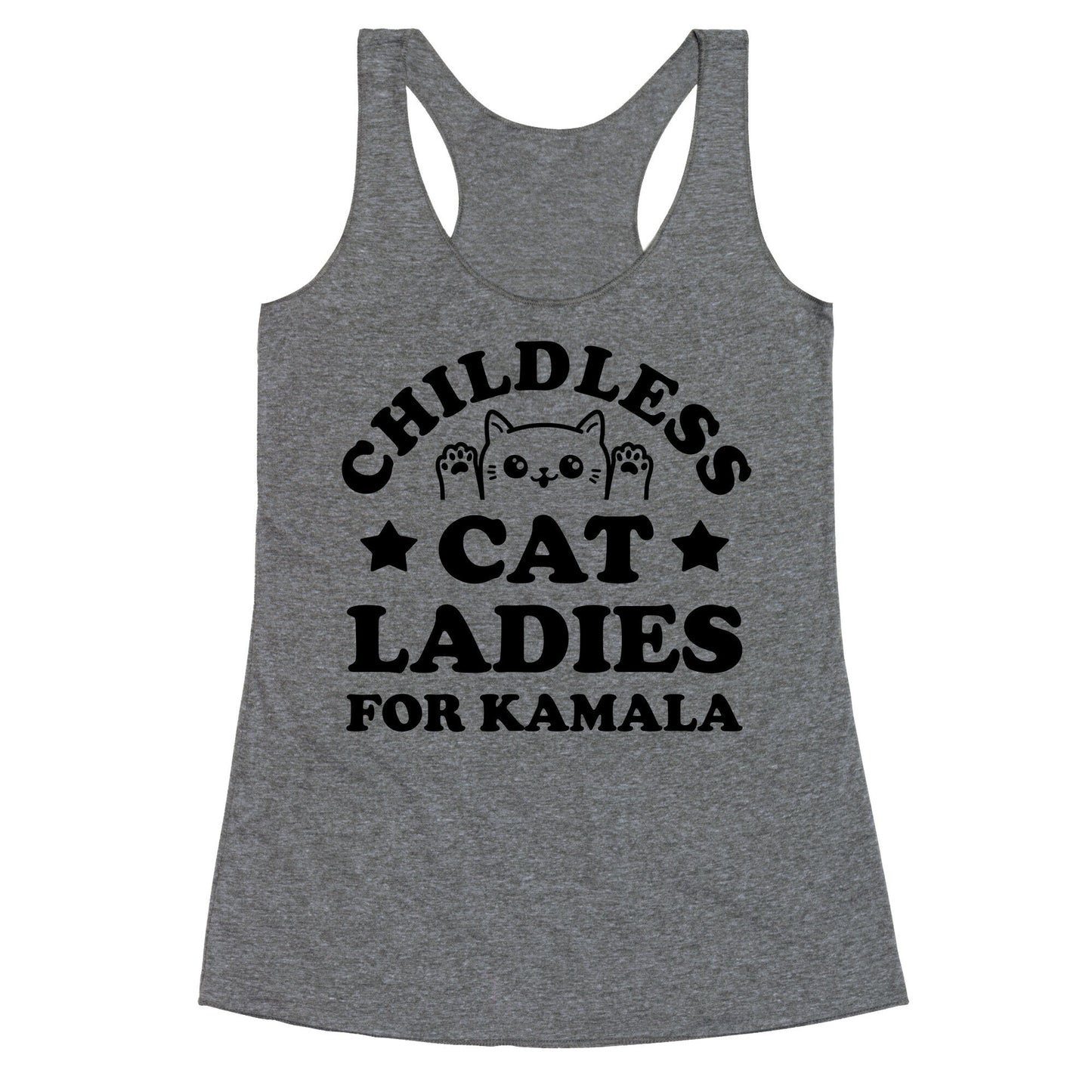 Childless Cat Ladies for Kamala Racerback Tank