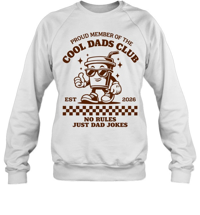 Proud member of the Cool dads club no rules just dad jokes Unisex T-Shirt