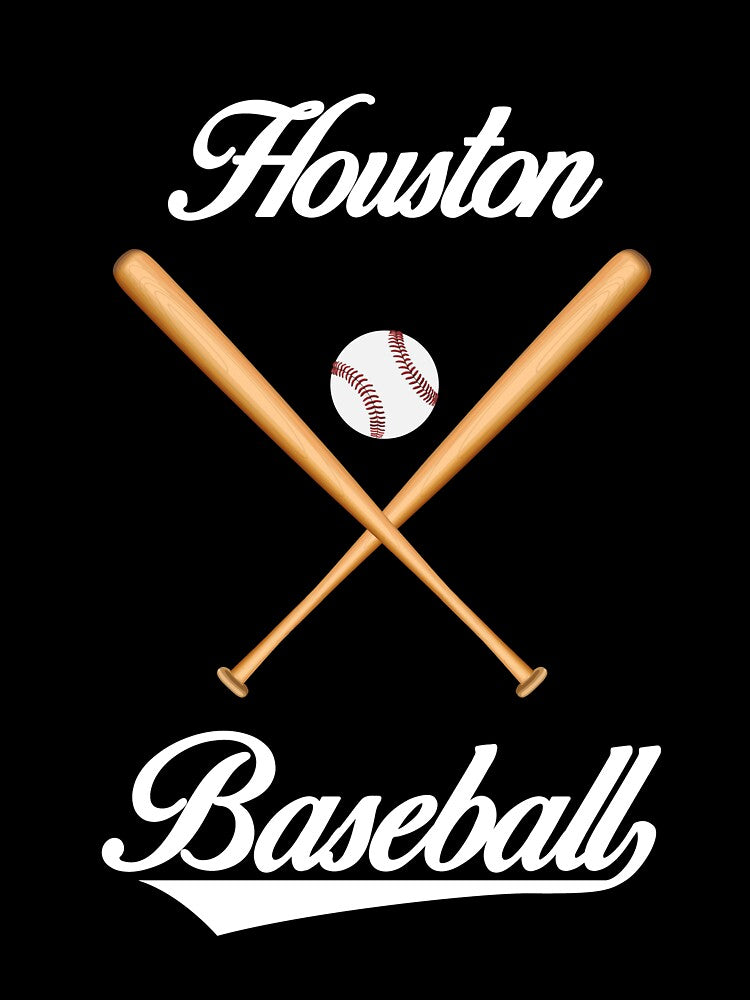 Houston Baseball T-Shirt for Men and Women by AllStarMerch